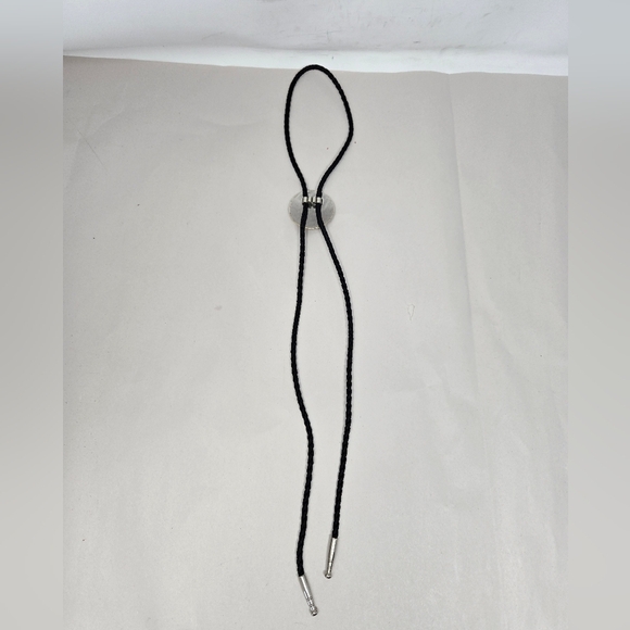 Silver & Gold Tone Eagle Landing Bolo Western Cowboy Tie Adj Braided Tie Rodeo - Picture 5 of 9